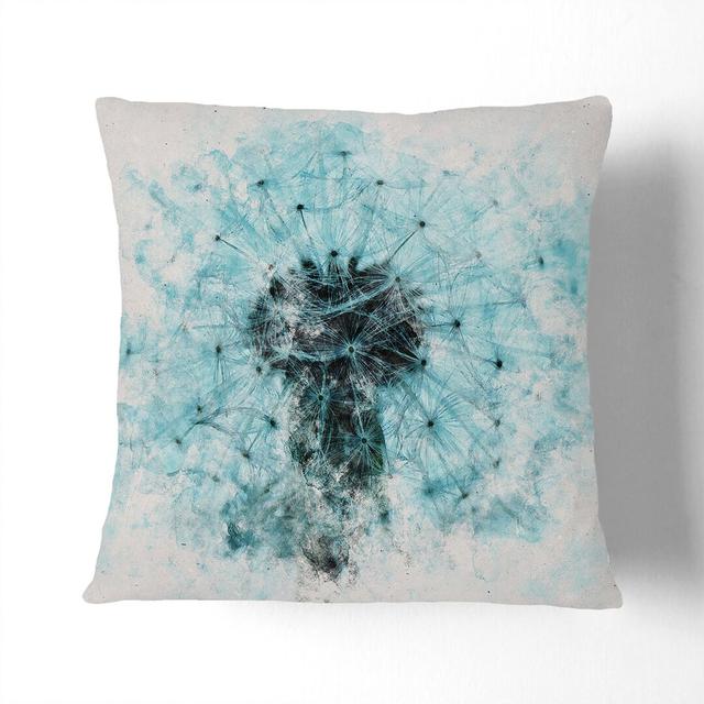 Dandelion Seeds Vol.9 Watercolour Scatter Cushion East Urban Home Backing Colour: White, Size: 40cm H x 40cm W x 15cm D on Productcaster.