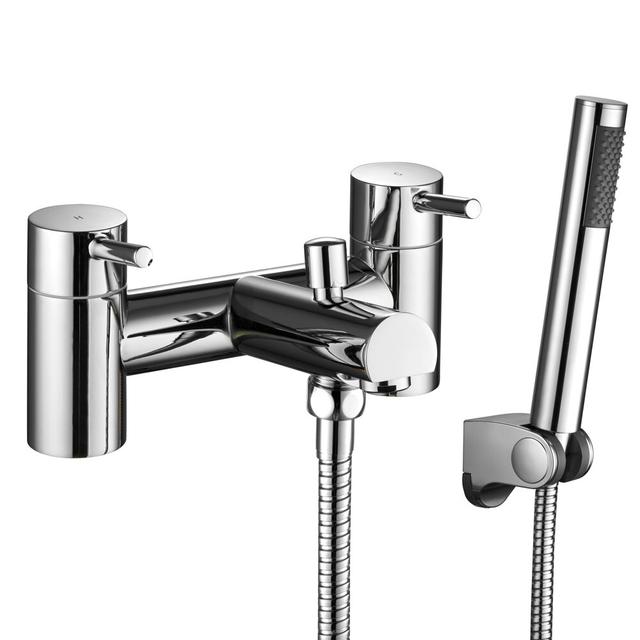 Hetrick Deck Mounted Bath Shower Mixer Belfry Bathroom on Productcaster.