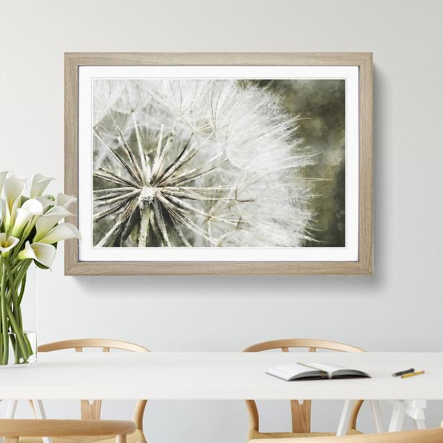 Dandelion Seeds Vol.4 - Picture Frame Graphic Art East Urban Home Size: 36cm H x 48cm W x 2cm D, Frame Option: Oak Framed on Productcaster.