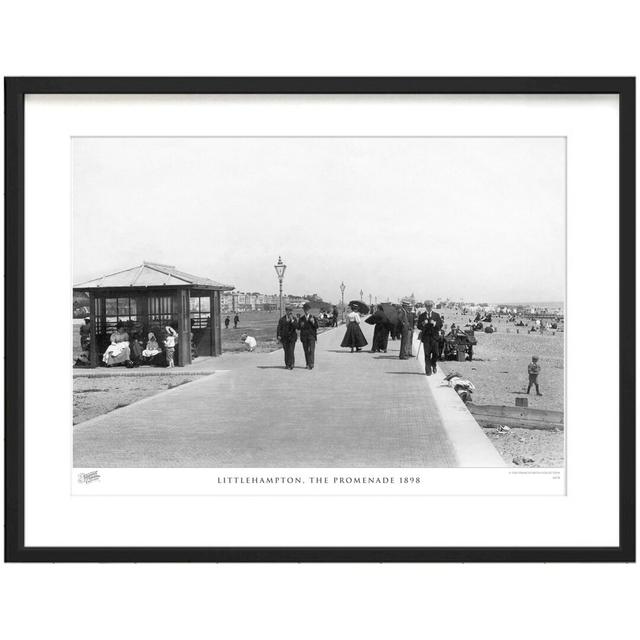 'Littlehampton, the Promenade 1898' by Francis Frith - Picture Frame Photograph Print on Paper The Francis Frith Collection Size: 45cm H x 60cm W x 2. on Productcaster.