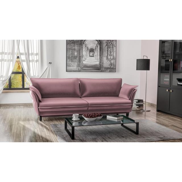 Schlafsofa Mickie Canora Grey Polsterfarbe: Altrosa on Productcaster.