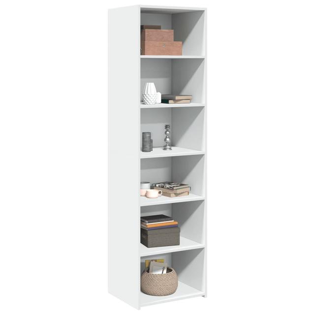 Vidaxl Highboard 50x41x185 cm 17 Stories Farbe: Weiß on Productcaster.