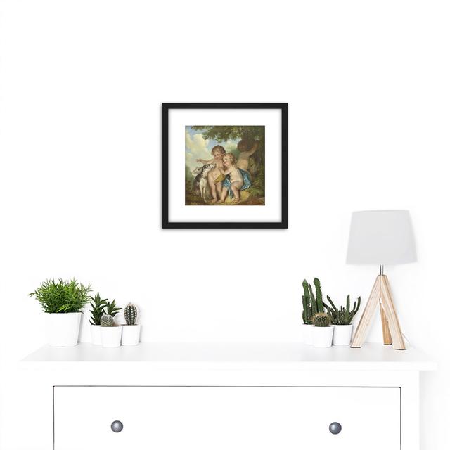 Three Children With Two Dogs by Jurriaan Andriessen - Single Picture Frame Painting Marlow Home Co. on Productcaster.