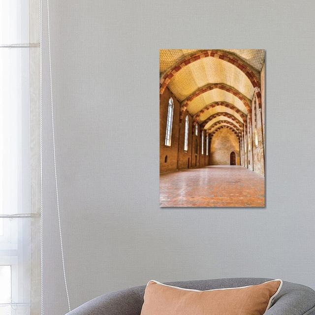 Church Of The Jacobins Great Hall Toulouse France by Hollice Looney - Wrapped Canvas Gallery-Wrapped Canvas Giclée Latitude Run Size: 66.04cm H x 45.7 on Productcaster.