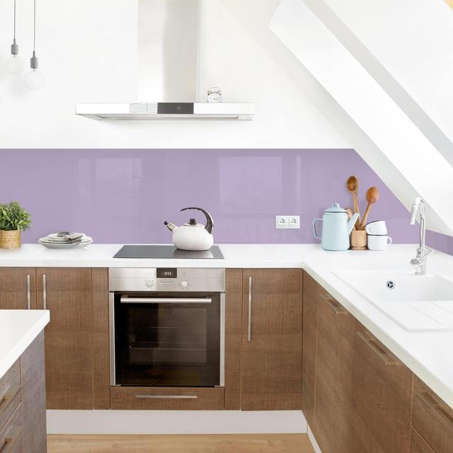 Austen Lavender PVC Tile in Purple Ebern Designs Size: 90cm x 300cm, Material: Premium on Productcaster.