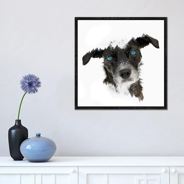 Dog by Paul Haag - Print on Canvas Latitude Run Size: 45.72cm H x 45.72cm W x 3.81cm D, Format: Black Framed on Productcaster.