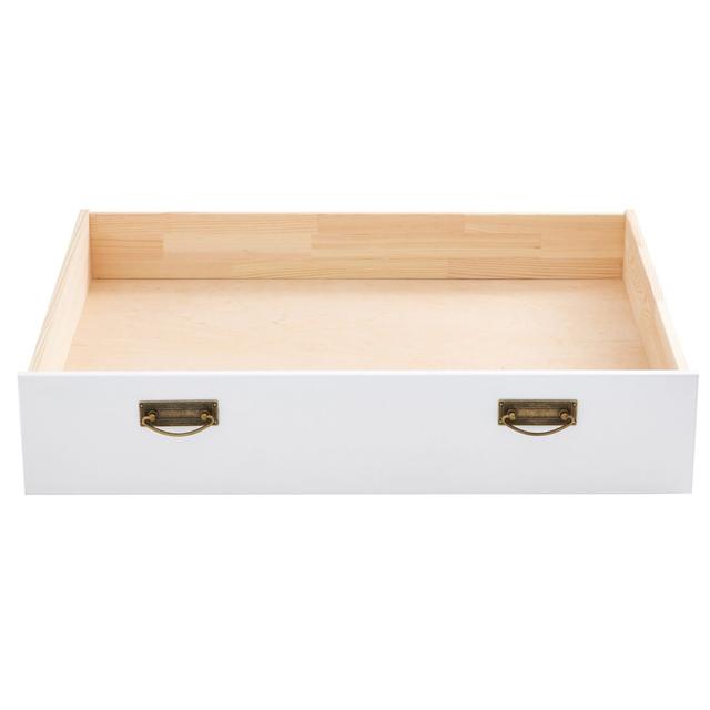 Dawsonville Solid Wood Underbed Storage Drawers Marlow Home Co. Colour: White on Productcaster.