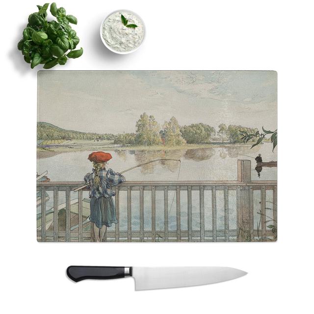 Lisbeth Angling by Carl Larsson Chopping Board East Urban Home Size: 0.4cm H x 28.5cm W x 39cm L on Productcaster.