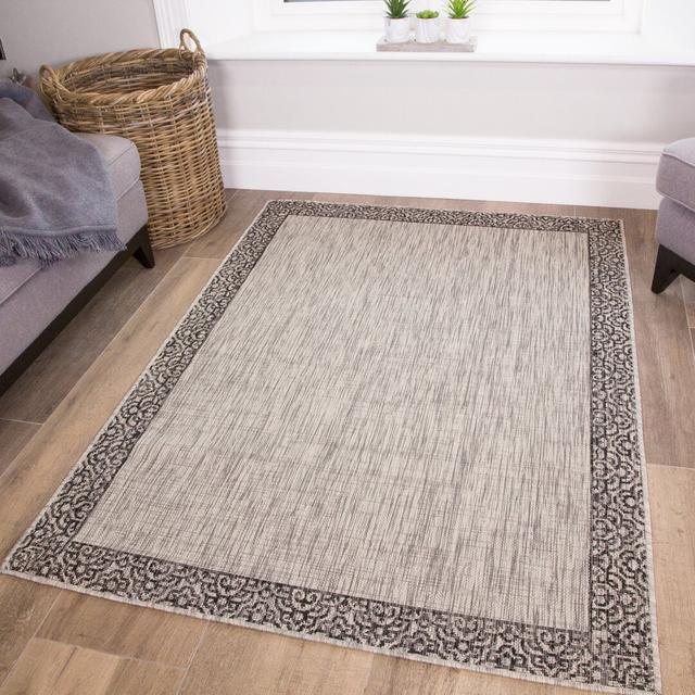 Scribner Flatweave Grey Rug World Menagerie Rug Size: Rectangle 160 x 230cm on Productcaster.