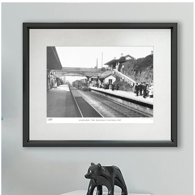 Liskeard, The Railway Station 1907 - Single Picture Frame Print The Francis Frith Collection Size: 28cm H x 36cm W x 2.3cm D on Productcaster.