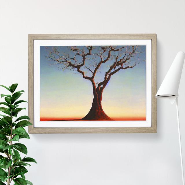 Terrific Tree - Picture Frame Graphic Art Marlow Home Co. Frame Colour: Oak, Size: 46cm H x 64cm W x 2cm D on Productcaster.