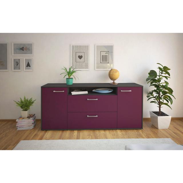 180cm Wide Sideboard 17 Stories Colour: Purple/Anthracite on Productcaster.