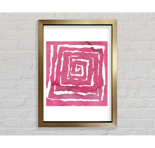 Pink Puzzle - Single Picture Frame Art Prints Bright Star Size: 59.7cm H x 42cm W x 3.4cm D on Productcaster.