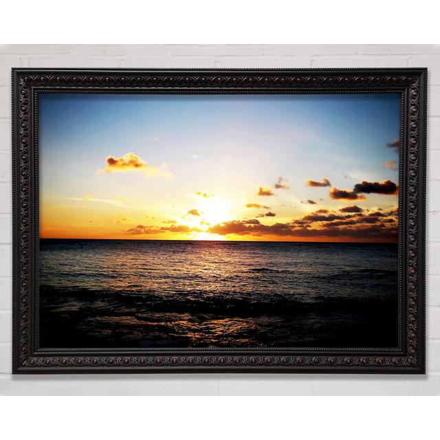 Ocean Daybreak - Single Picture Frame Art Prints Bright Star Size: 29.7cm H x 42cm W on Productcaster.