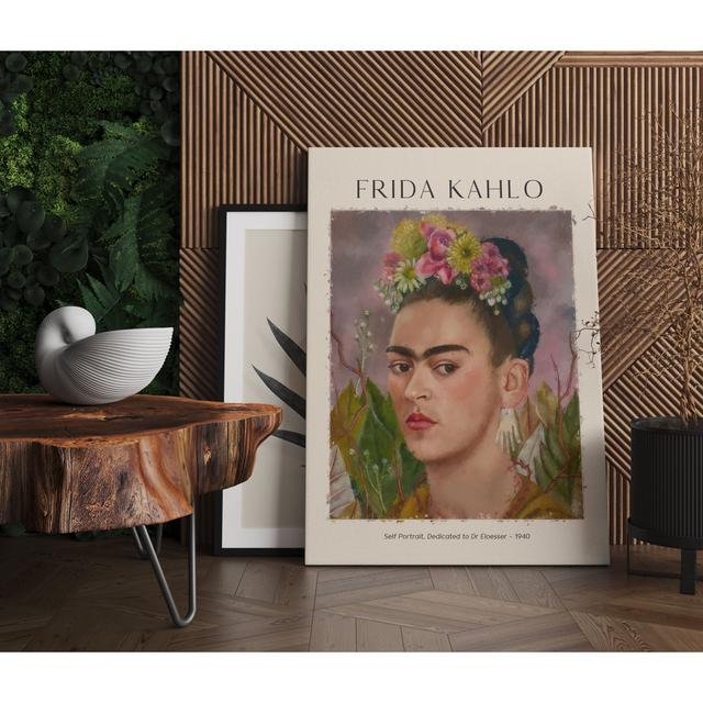 Leinwandbild Dr. Eloesser gewidmet von Frida Kahlo BohoLiving Größe: 100 cm H x 70 cm B x 2,5 cm T on Productcaster.