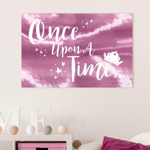 Amherst Once upon a Time Vinyl Canvas Art HoneyBee Nursery Size: 102cm H x 152cm W x 5cm D on Productcaster.