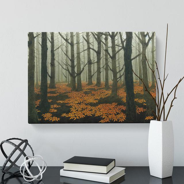 A Daring Forest - Wrapped Canvas Graphic Art Alpen Home Size: 50cm H x 76cm W x 3cm D on Productcaster.