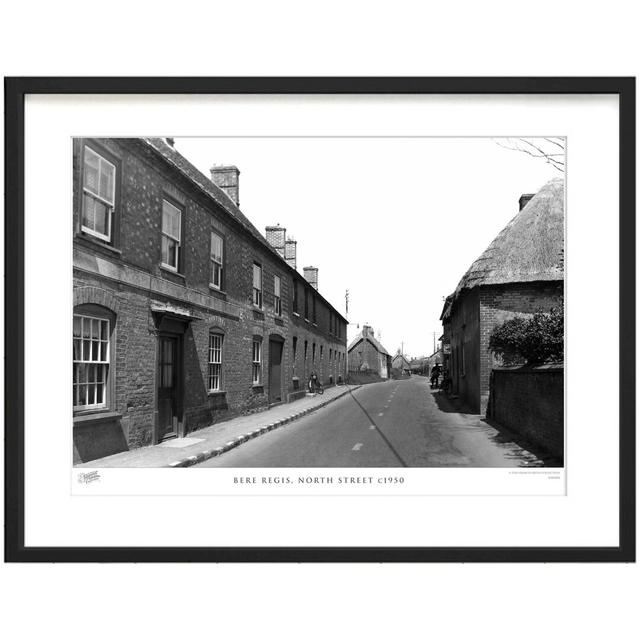 'Bere Regis, North Street C1950' by Francis Frith - Picture Frame Photograph Print on Paper The Francis Frith Collection Size: 60cm H x 80cm W x 2.3cm on Productcaster.