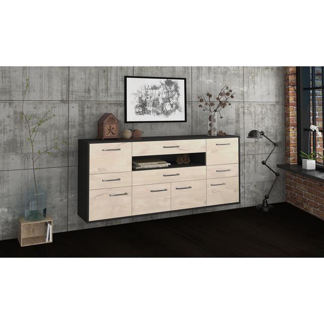 Sideboard Coral Springs Ebern Designs Farbe (Korpus/Front): Zeder/Anthrazit on Productcaster.