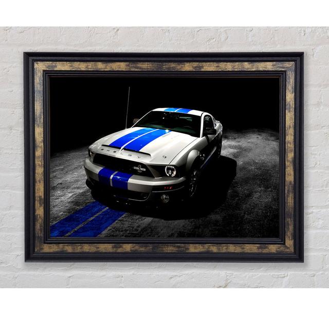 Ford Mustang Shelby GT 500 - Single Picture Frame Art Prints Bright Star Size: 29.7cm H x 42cm W x 8cm D on Productcaster.