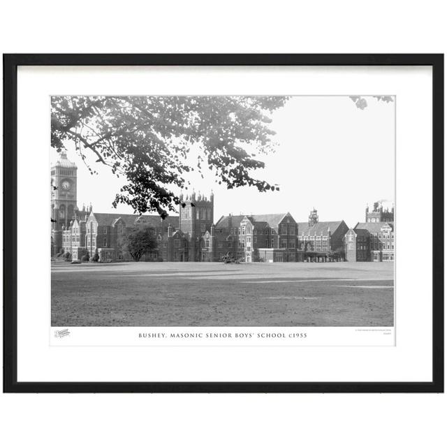 Bushey, Masonic Senior Boys' School C1955 - Single Picture Frame Print The Francis Frith Collection Size: 40cm H x 50cm W x 2.3cm D on Productcaster.