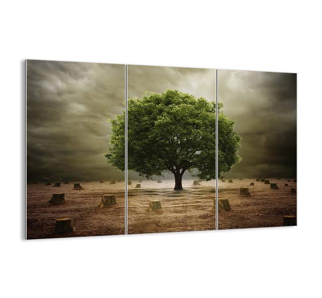 All Hope - 3 Piece Unframed Photograph Print Set on Glass Ebern Designs Size: 110cm H x 165cm W x 1.8cm D on Productcaster.