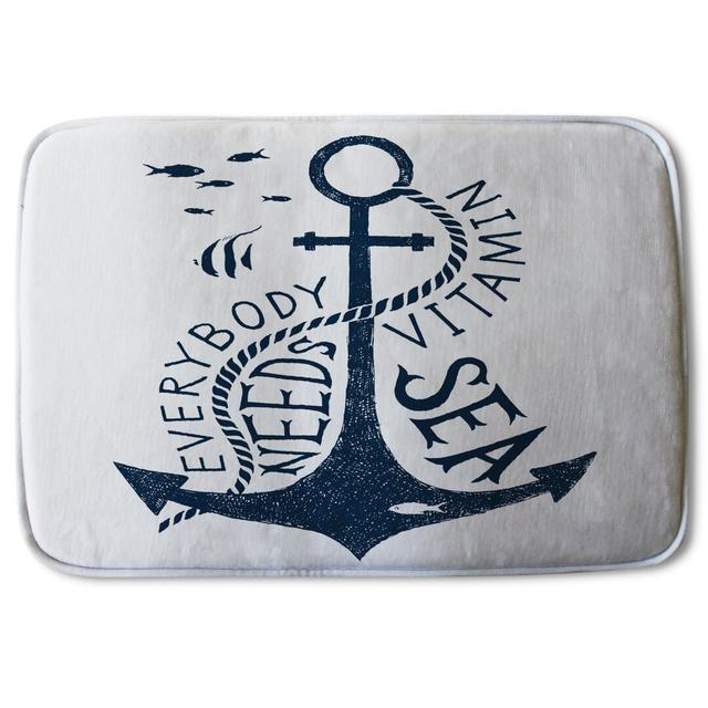 Fiona Rectangle Bath Mat Breakwater Bay on Productcaster.