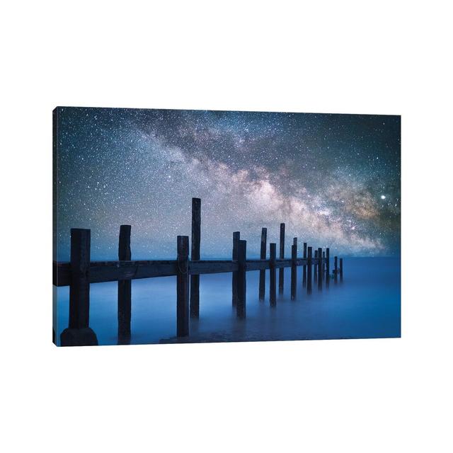 A Starry Night by Bingo Z - Wrapped Canvas Graphic Art Highland Dunes on Productcaster.