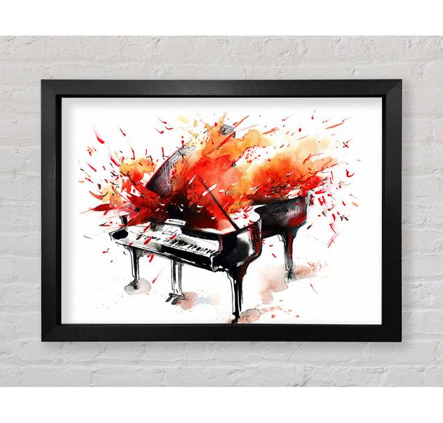 Piano Blast - Drucken Bright Star Größe: 59,7 cm H x 84,1 cm B x 3,4 cm T on Productcaster.