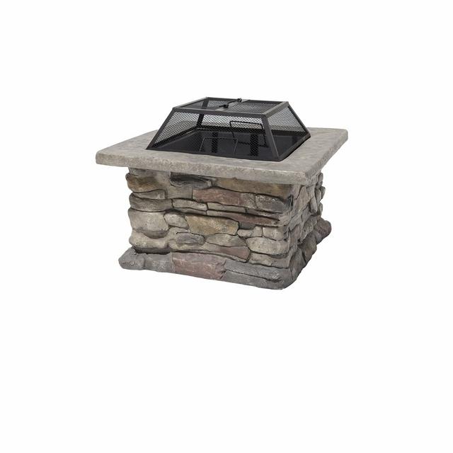 Kelud Stone Wood Burning Fire Pit Dakota Fields on Productcaster.