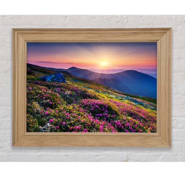 Mountain Views Of Beauty - Single Picture Frame Print Union Rustic Size: 100cm H x 141.4cm W x 8cm D, Format: Natural Framed Paper on Productcaster.