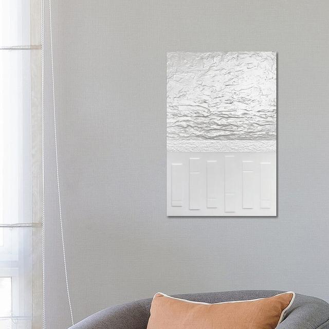 Blanc - Graphic Art Print on Canvas Latitude Run Size: 66.04cm H x 45.72cm W x 3.81cm D, Format: Wrapped Canvas on Productcaster.