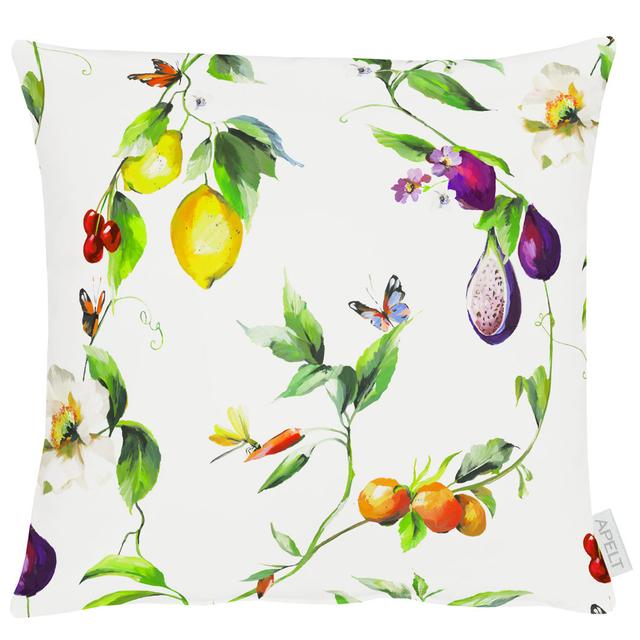 Floral Square Scatter Cushion Cushion Cover Apelt Size: 40 x 40cm on Productcaster.