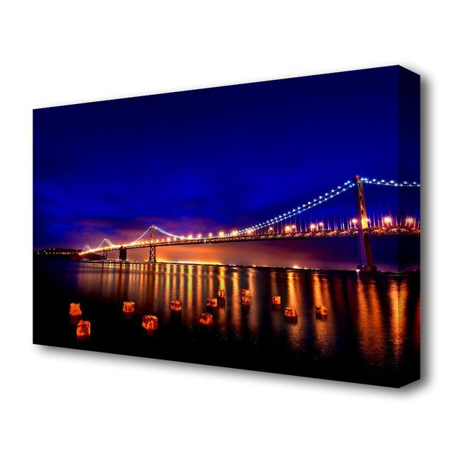 San Francisco Nights - Wrapped Canvas Photograph Print East Urban Home Size: 35.6 cm H x 50.8 cm W on Productcaster.