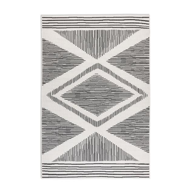 Gemini Geometric Indoor / Outdoor Area Rug Elle Decoration Rug Size: Rectangular 120 x 170cm on Productcaster.