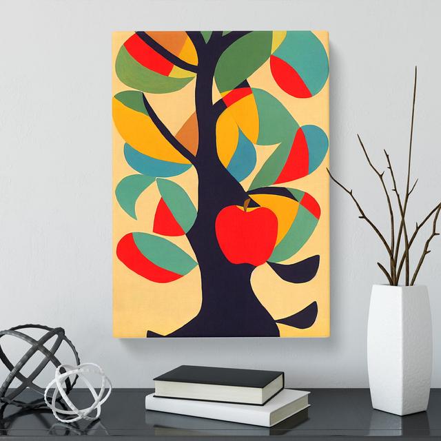 CAN-V0523-2618X Unique Abstract Apple Tree Vol.4 - Wrapped Canvas Print Marlow Home Co. Size: 60cm H x 40cm W x 3cm D on Productcaster.