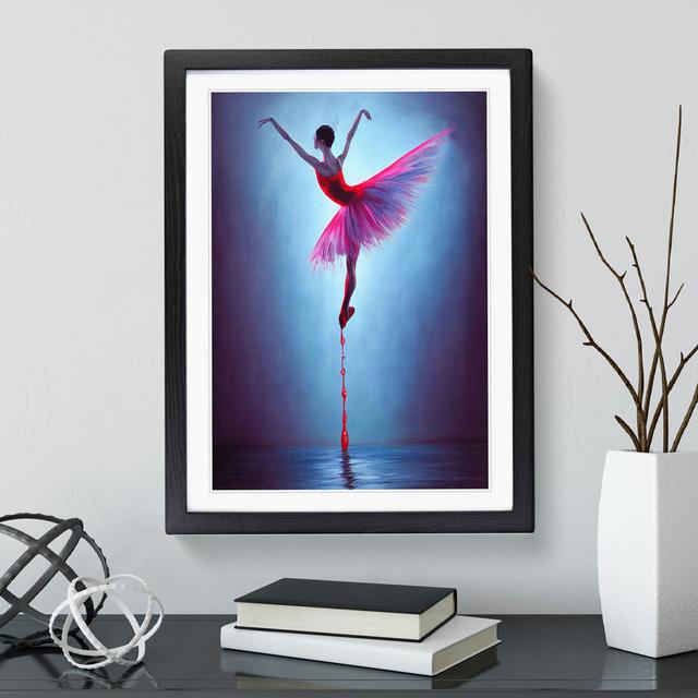 XV1022-3292X Ballerina - Single Picture Frame Painting Rosdorf Park Frame Colour: Black , Size: 64cm H x 46cm W x 2cm D on Productcaster.