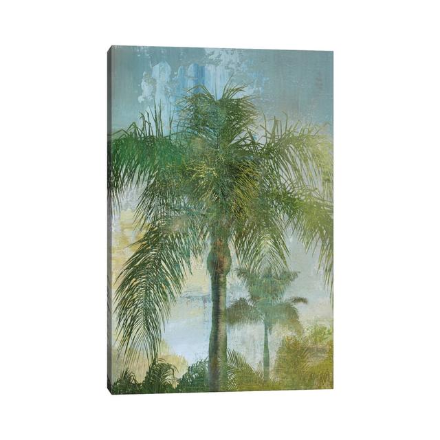 Contemporary Palm by Nan - Wrapped Canvas Painting Pergo Classics Size: 101.6cm H x 66.04cm W x 1.91cm D on Productcaster.