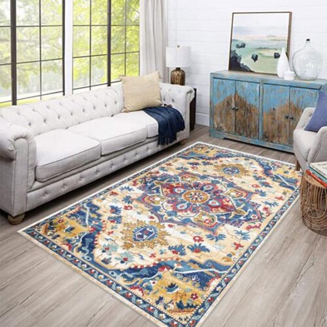 Assata Cream/Ivory/Blue Indoor/Outdoor Rug Latitude Vive Rug Size: Rectangle 160 x 230cm on Productcaster.