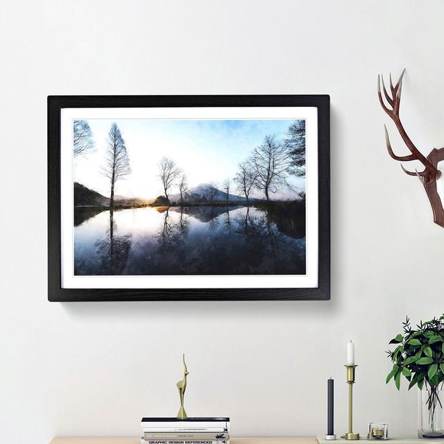 Mount Fuji in Fujinomiya Japan - Picture Frame Painting Print East Urban Home Size: 33cm H x 45cm W x 2cm D, Frame Option: Black Framed on Productcaster.