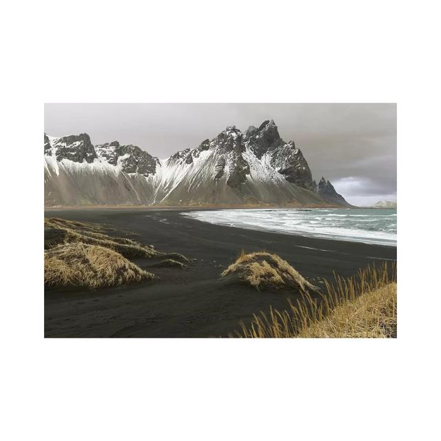 Iceland, Stokksnes, Mt. Vestrahorn by John Ford - Wrapped Canvas Gallery-Wrapped Canvas Giclée Alpen Home Size: 30.48cm H x 45.72cm W on Productcaster.