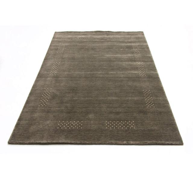 Scot Minimal Handmade Hand Loomed Grey Area Rug Set Bloomsbury Market Rug Size: Rectangular 250 x 350cm on Productcaster.