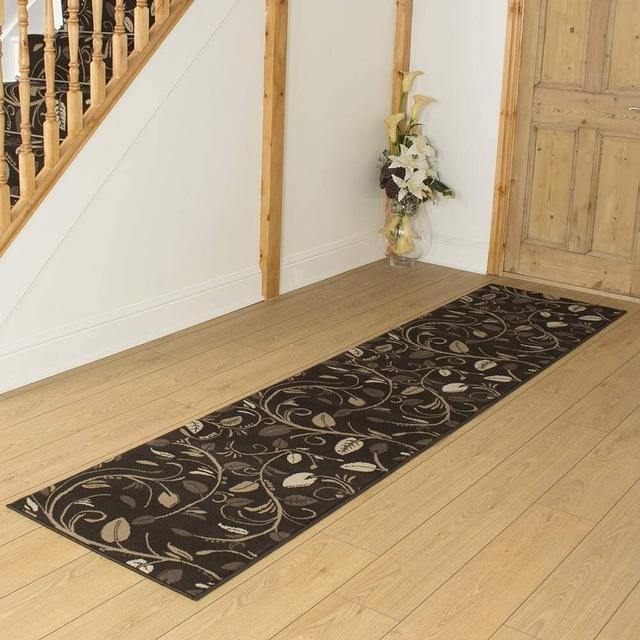 Anja Tufted Brown Hallway Runner Rug Latitude Run Rug Size: Runner 210cm x 70cm on Productcaster.