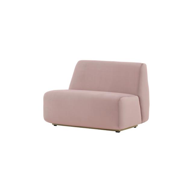 Dilly 2 Seater Loveseat Canora Grey Upholstery Colour: Pink on Productcaster.