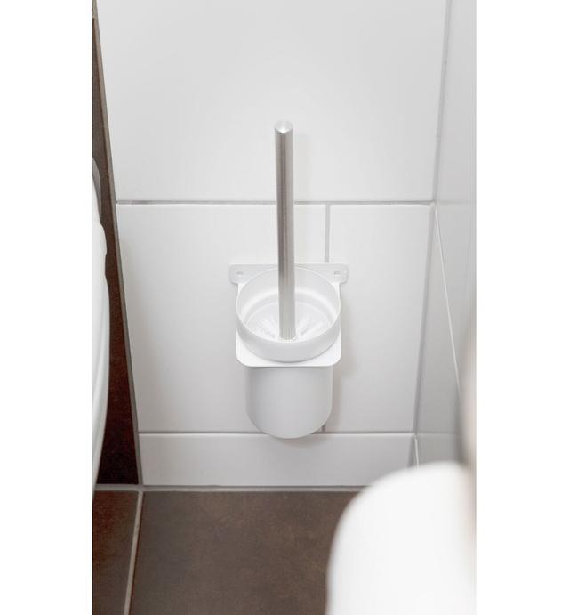 Belfry Bathroom PURE BLACK Toilet brush holder Metal - Black Matt - NORDIC MINIMALISM - Toilet brush set Toilet brush Bathroom WC Belfry Bathroom Farb on Productcaster.