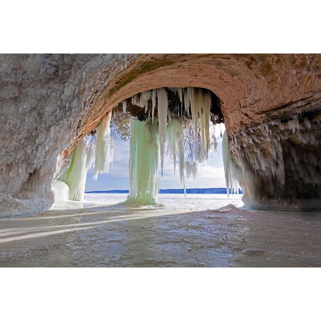 Ice Cave by Csterken - Wrapped Canvas Photograph 17 Stories Size: 20cm H x 30cm W on Productcaster.