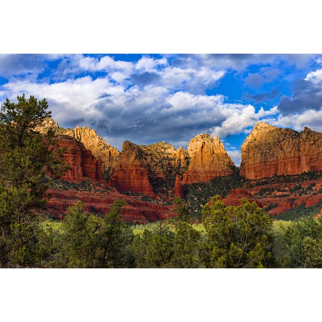 Arizona Red Rock Canyon by Mdesigner - Wrapped Canvas Print Alpen Home Size: 51cm H x 76cm W x 3.8cm D on Productcaster.