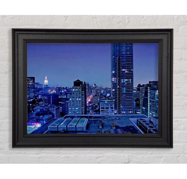 Nyc Empire State Building Afar - Print Ebern Designs Size: 29.7cm H x 42cm W x 8cm D on Productcaster.