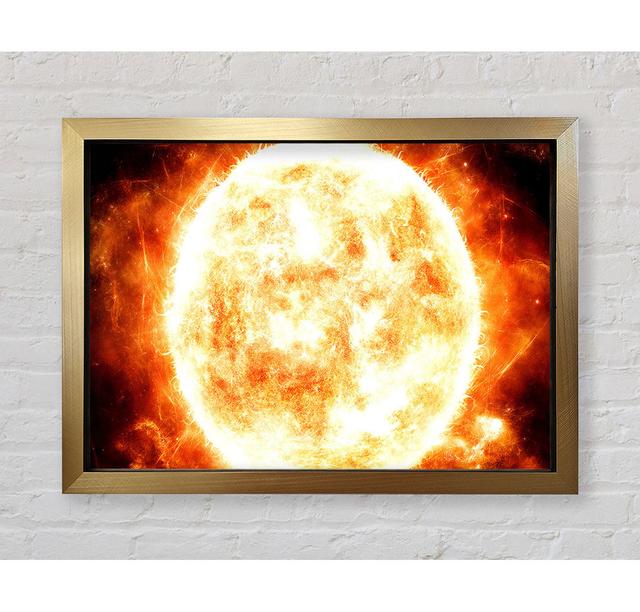 Sun 3 - Single Picture Frame Art Prints Bright Star Size: 42cm H x 59.7cm W on Productcaster.