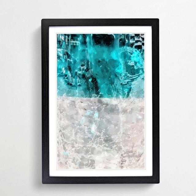 Wash over Me in Abstract - Picture Frame Graphic Art Print East Urban Home Frame Option: Black, Size: 60cm H x 40cm W x 2cm D on Productcaster.